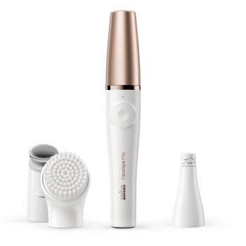 Braun FaceSpa Pro 911 3-in-1 Facial Epilating, Cleansing & Skin Toning System 