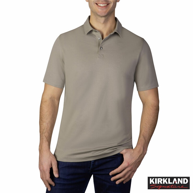 Kirkland Signature Men's Interlock Polo Shirt Kirkland Signature Men's Interlock Polo Shirt