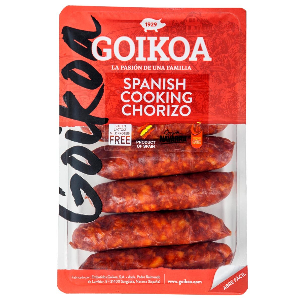 500g Pack of Goikoa Spanish Cookng Chorizo