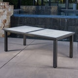 SunVilla Clifton 7 Piece Cushioned Dining Patio Set + Cover