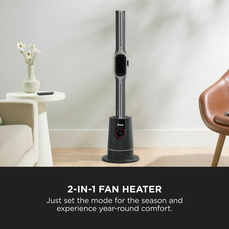 Lifestyle image of Shark TurboBlade Hot+Cool 2 in 1 fan heater