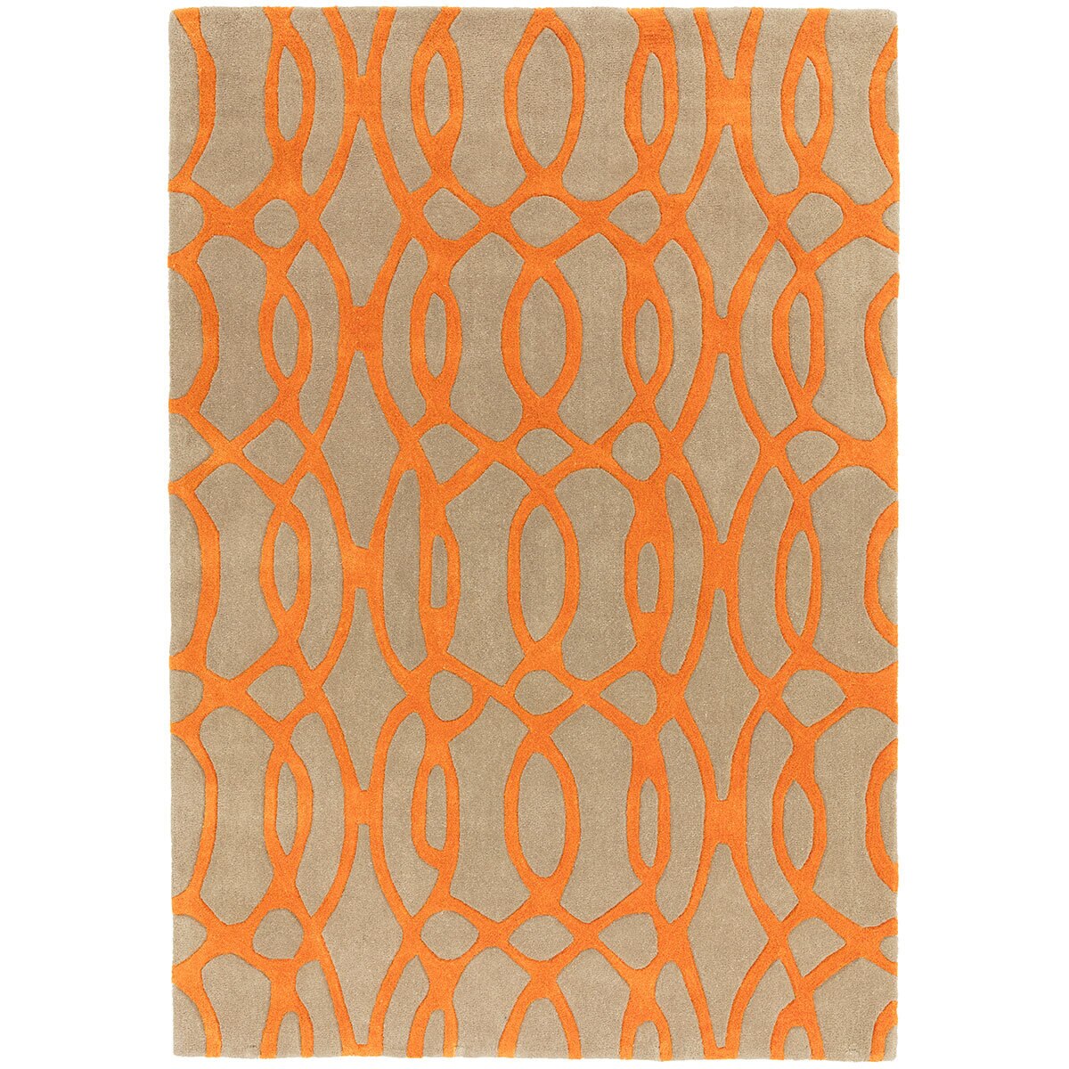 Matrix Wire Orange Rug, in 2 Sizes 