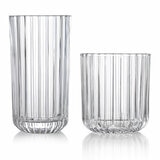 King Crystal Lotus Drinkware Set, 16 Piece