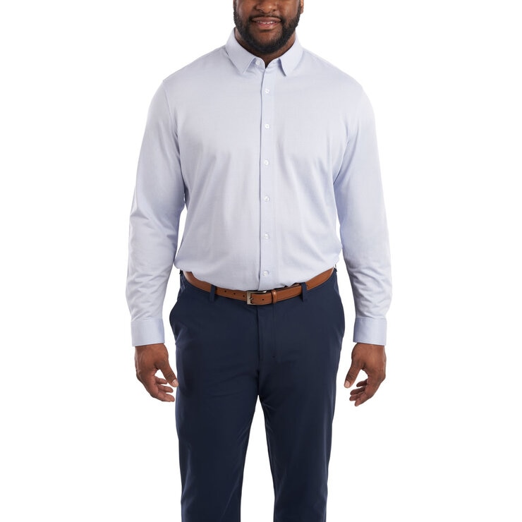 Kirkland Signature Men's Knit Dress Shirt