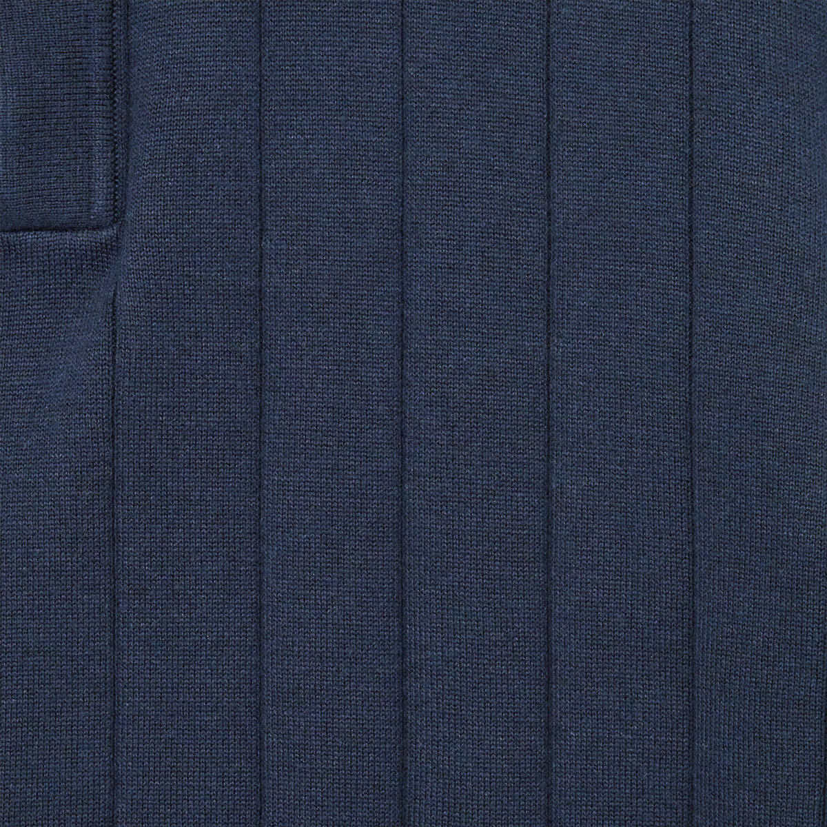 Chaps Men's Ribbed Knit Polo in Navy Chaps Men's Ribbed Knit Polo in Navy