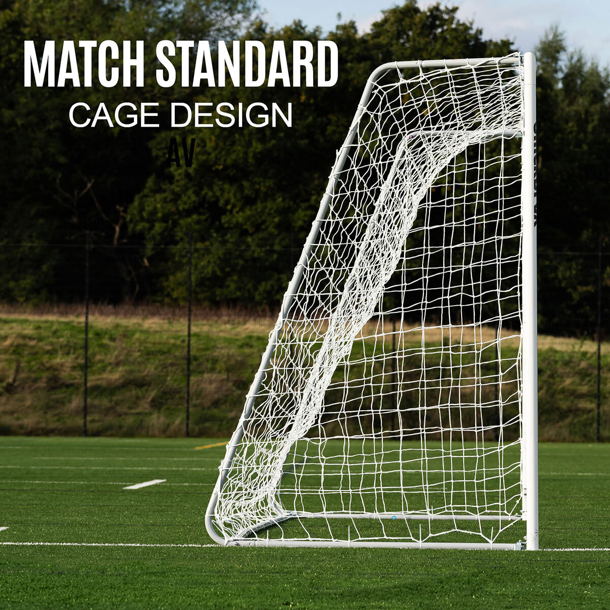 Quickplay Pro Alu Match 12ft x 6ft Football Goal
