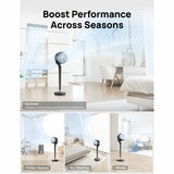 Lifestyle image of fan being used across seasons