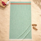 Made in Portugal 100% Cotton Green Beach Towel Made in Portugal 100% Cotton Green Beach Towel