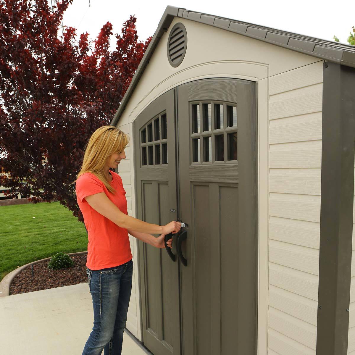 Lifetime 8ft x 20ft (2.4 x 6.1m) Storage Shed - Model 60120