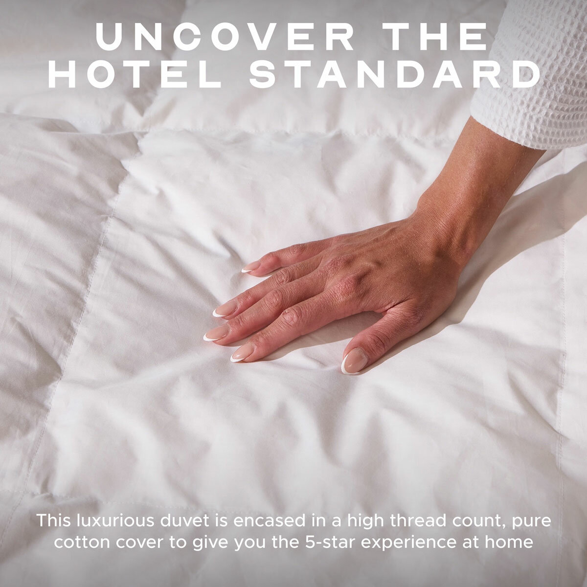 Snuggledown Natural Hotel Goose Feather & Down All Seasons Tog Duvet