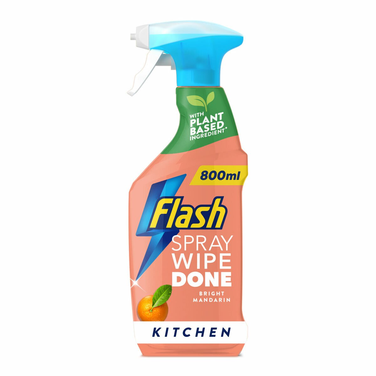 Flash Spray Wipe Done Bright Mandarin, 3 x 800ml