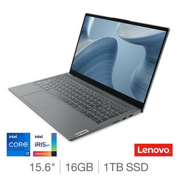 Lenovo IdeaPad 5, Intel Core i7, 16GB RAM, 1TB SSD, 15.6 Inch Laptop, 82SF00F6UK