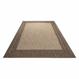 Concept Looms Sumac Beige Brown Indoor Outdoor Rug, in 3 Sizes