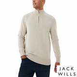 Jack Wills Men's Funnel Neck 1/2 Zip Sweater Jack Wills Men's Funnel Neck 1/2 Zip Sweater