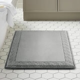 Paramount Memory Foam Plush Bath Mat in Grey, 61 x 91 cm