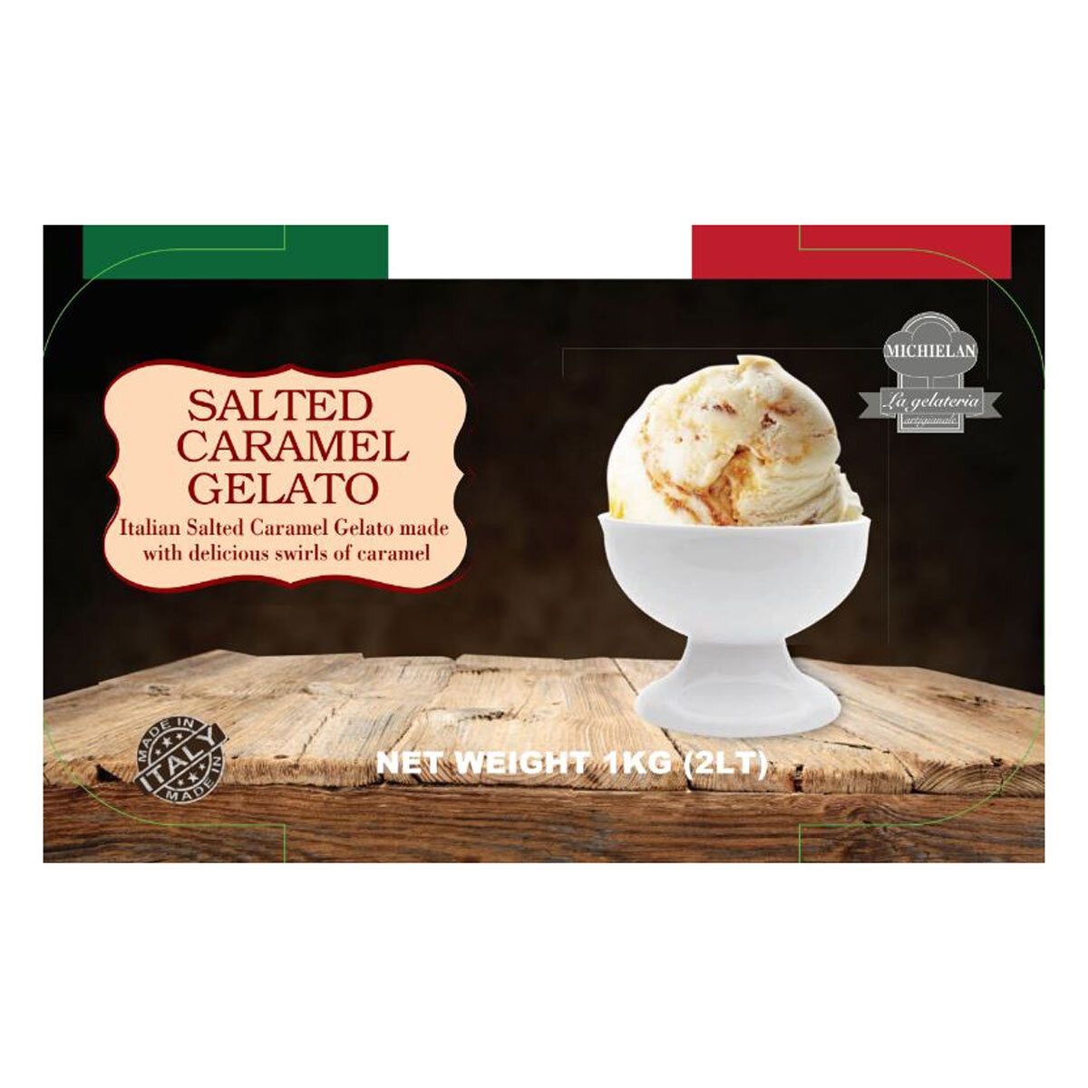 Michielan Salted Caramel Gelato, 2L