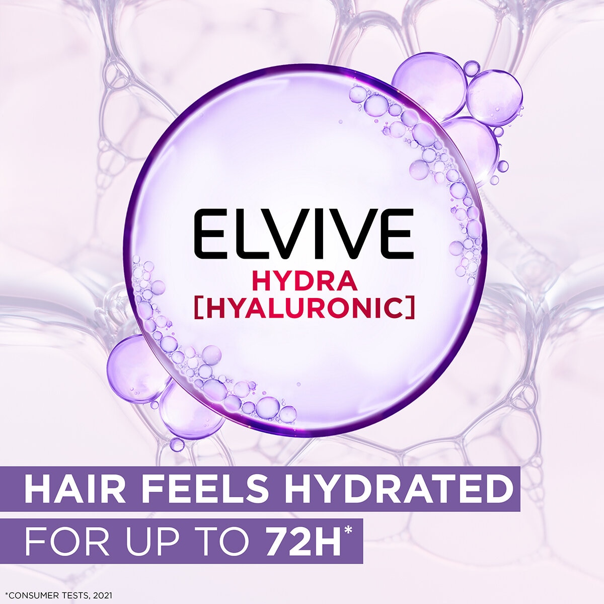 Hair feels hydrated