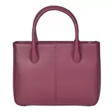 Osprey London Coast Leather Women's Grab Handbag, Grape