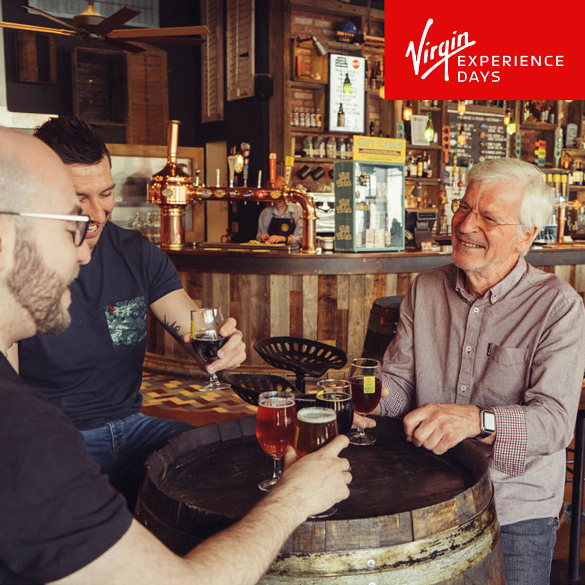 Virgin Experience Days Beer Masterclass with Gourmet Burger Meal for Two People (18 Years +)