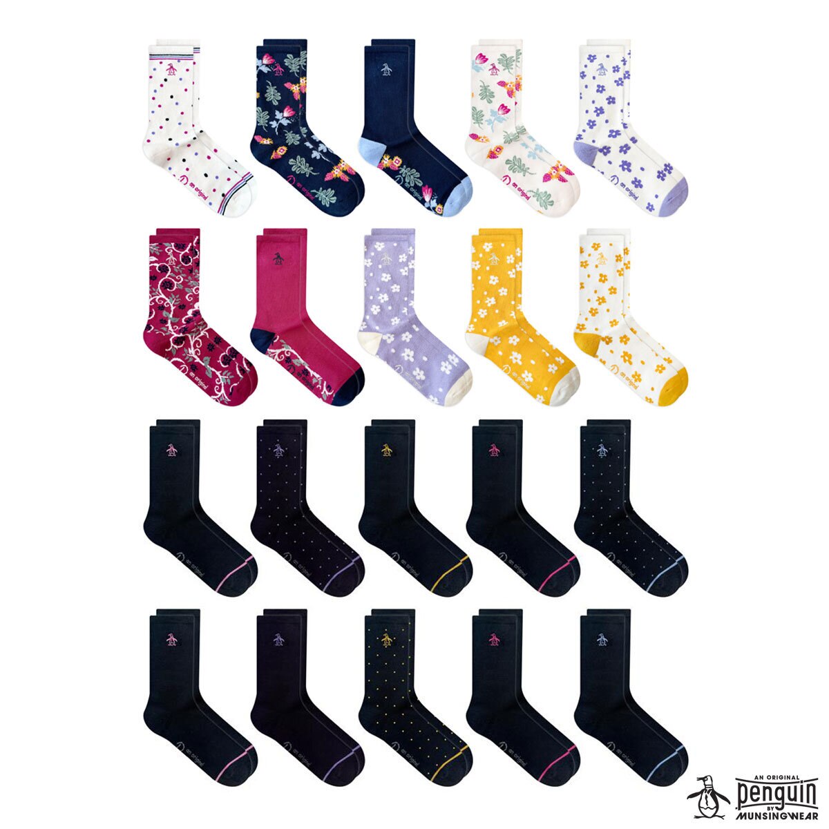 Organic Cotton Novelty Crew Socks - Colorful Patterned Socks For Men & Women