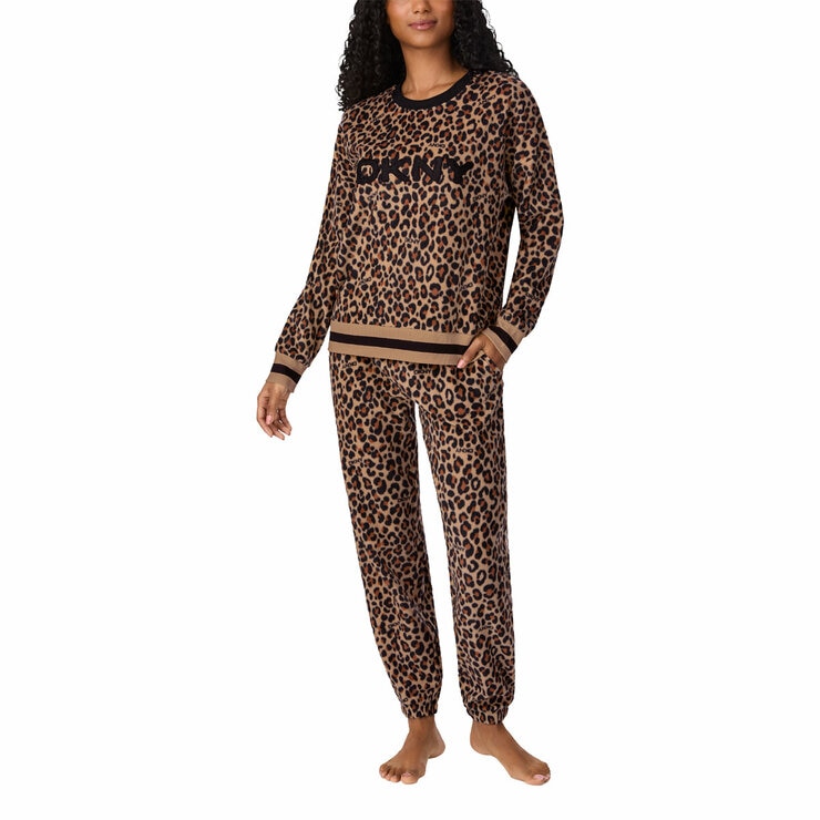 DKNY Ladies Fleece Lounge Set