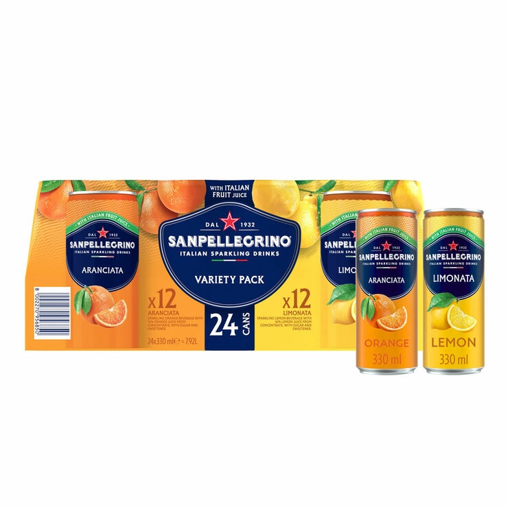 San Pellegrino Orange and Lemon, 4 x 6 x 330ml San Pellegrino Orange and Lemon, 4 x 6 x 330ml