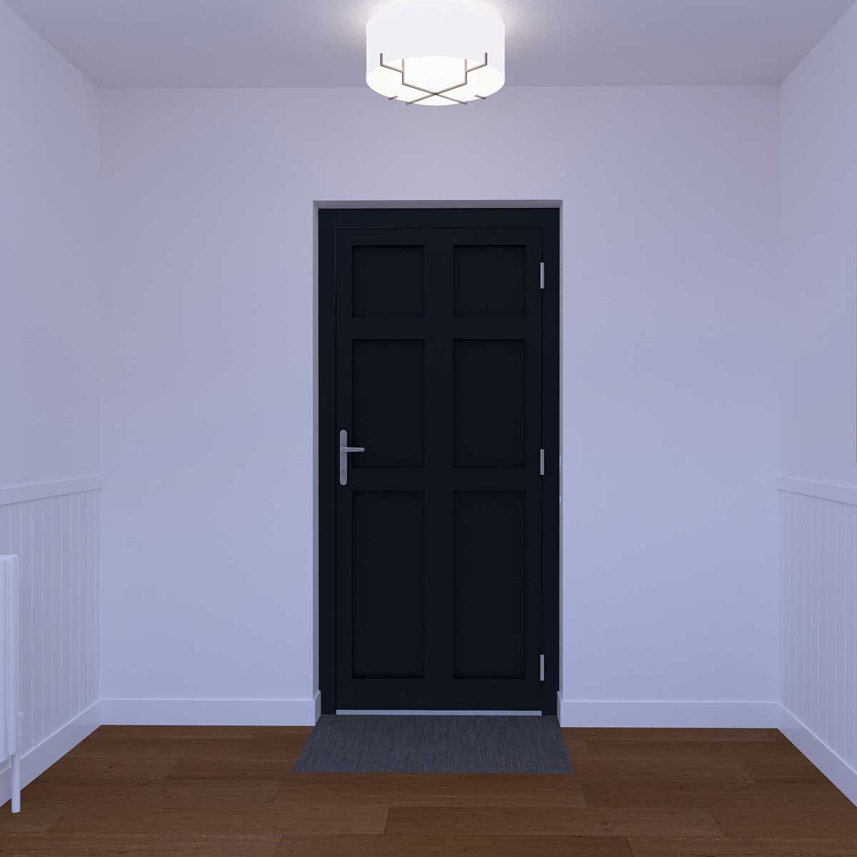 Dortech Saltaire Aluminium Front Door with Lever Handle in 2 Colours