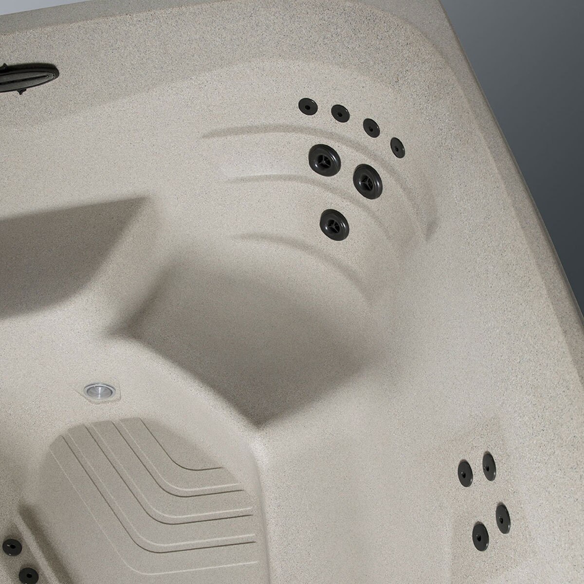 Superior Spa 60Jet Santa Monica Roto Molded 5 Person Hot Tub in Beige