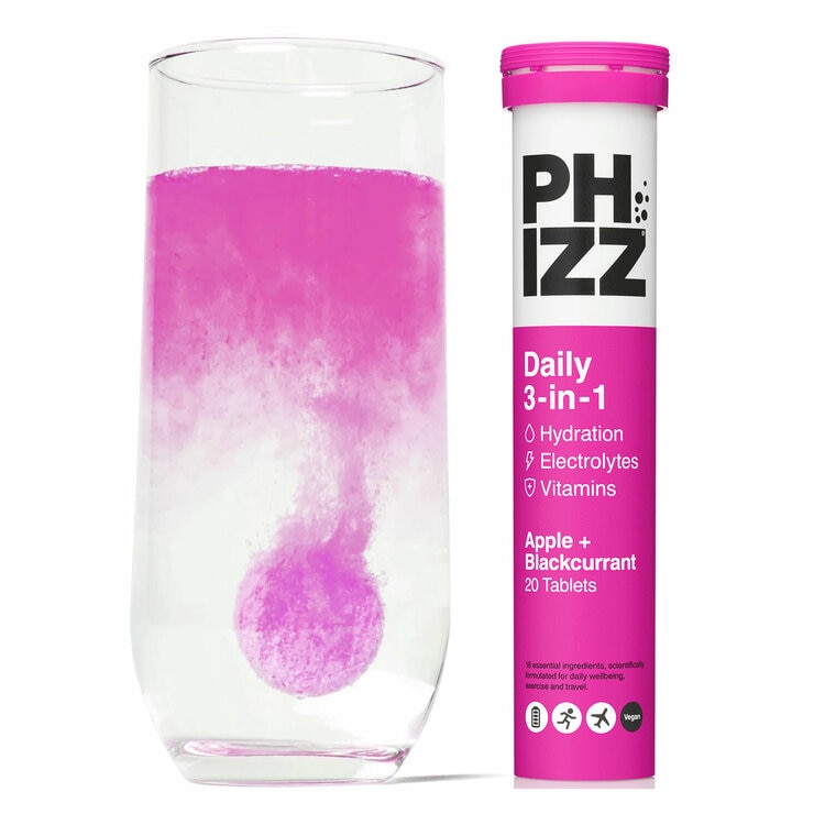 image of Phizz effervescent electrolytes in apple & black currant