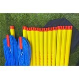 Lifestyle image showing the poles and rope