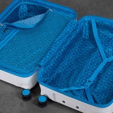 ROCK Love Island Large Suitcase White / Blue