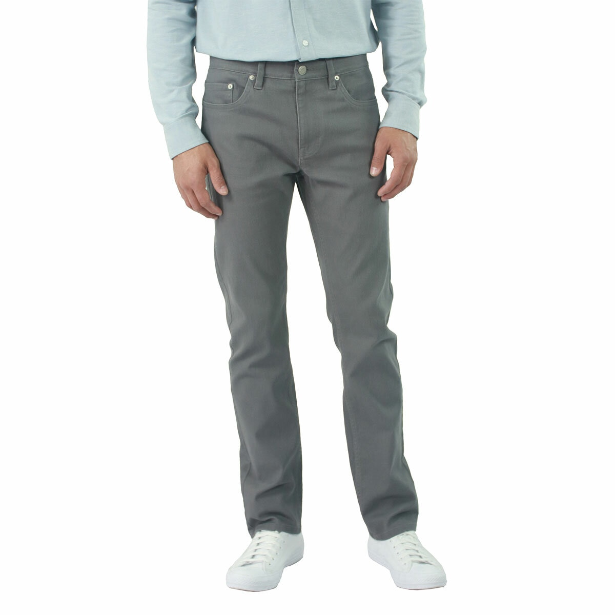 Jachs Men's Bull Denim Pant in Grey
