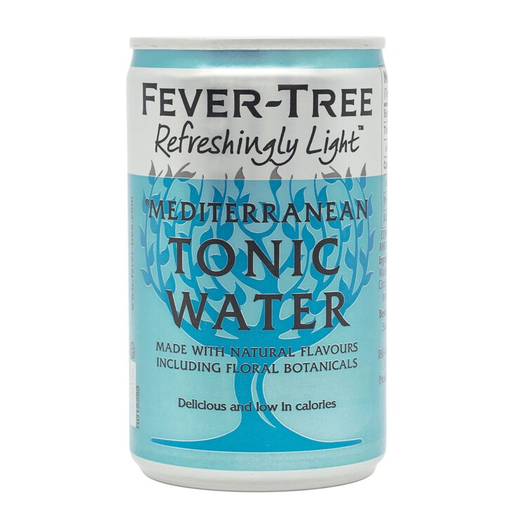 FeverTree Refreshingly Light Mediterranean Tonic Water, 30 x 150ml