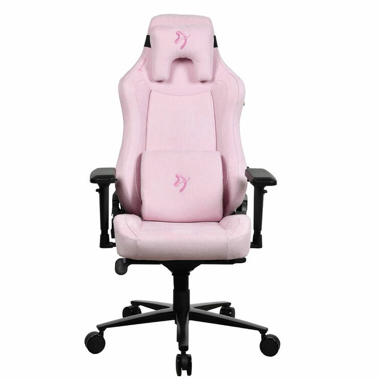 Arozzi Vernazza SuperSoft™ Fabric Gaming Chair, Pink Arozzi Vernazza SuperSoft™ Fabric Gaming Chair, Pink