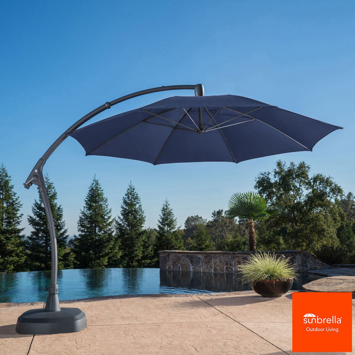 Activa ProShade 11ft (3.35m) Cantilever Umbrella in Indig...