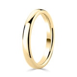3.0mm Basic Court Wedding band. 18ct Yellow Gold
