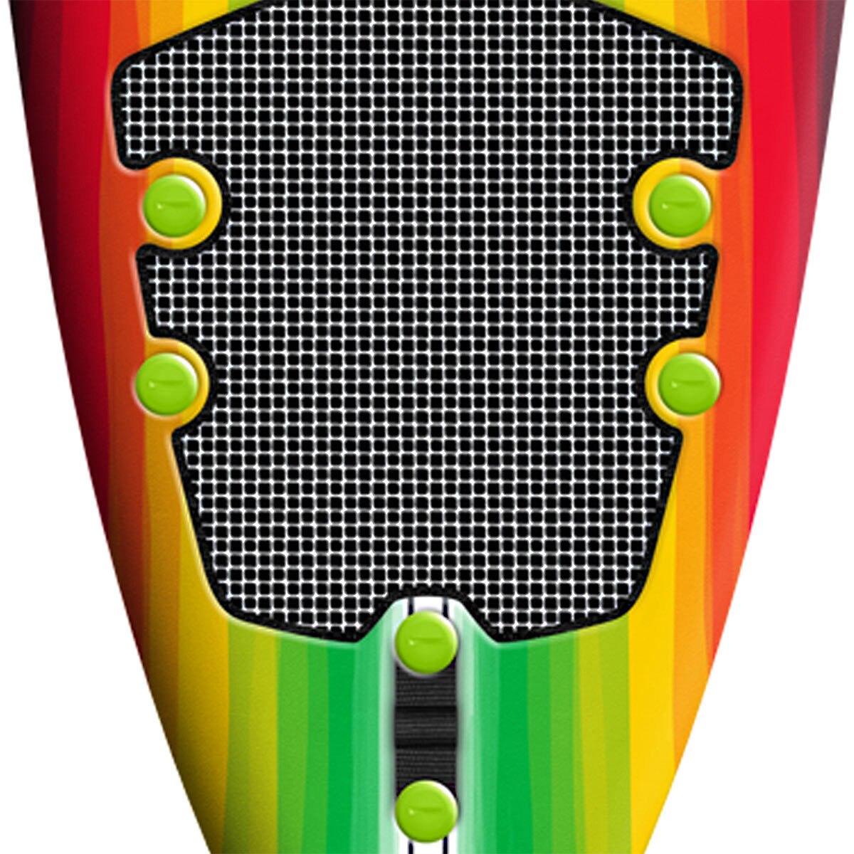 Wavestorm™ 8ft Classic Surfboard in Yellow and Red