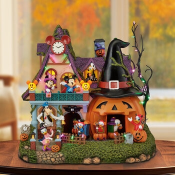 Halloween 13.5 inch Disney Animated House with Lights and Music Halloween 13.5 inch Disney Animated House with Lights and Music