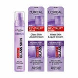 Image of L'Oreal Revitalift Glass Skin Liquid Cream 2 x 50ml
