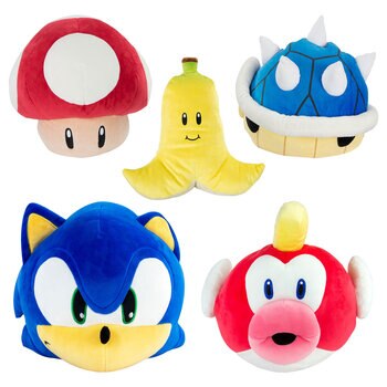 Mega Plush 15" (38cm) Sonic / Mario Plush Assortment (3+ Years)