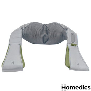 Homedics Shiatsu Neck Massager with Heat, Portable & Rechargeable, NMS-50HGYCC