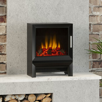 Flare Qube Electric Stove in Black, 2kW
