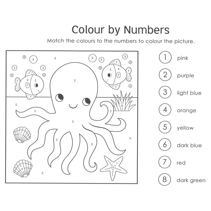 Little Genius Mega Activity Pad: Colour Cut & Paste Little Genius Mega Activity Pad: Colour Cut & Paste