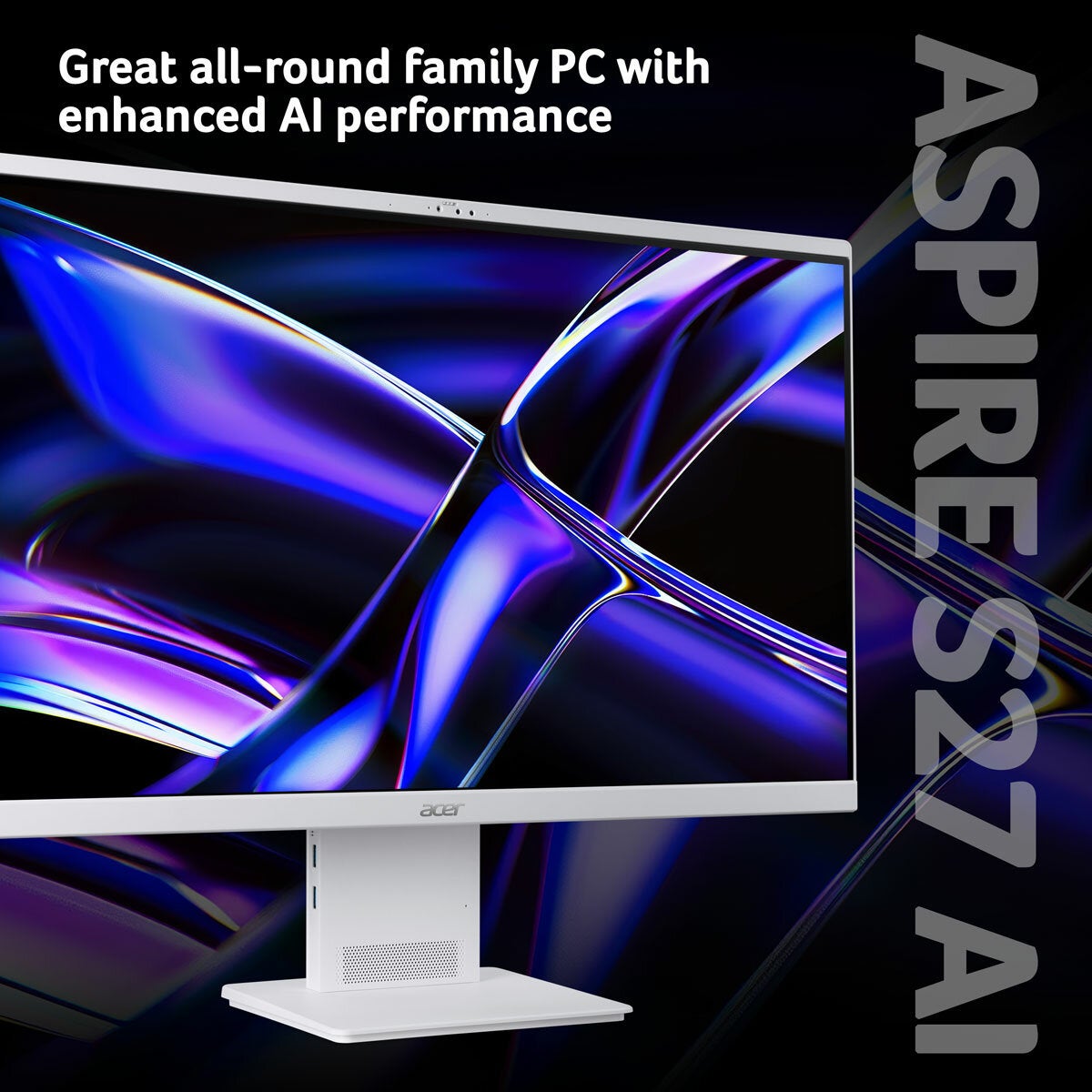 Acer S27-B, Intel Core U7, 16GB RAM, 1TB SSD, 27 Inch All in One Desktop PC, DQ.BZLEK.002 Acer S27-B, Intel Core U7, 16GB RAM, 1TB SSD, 27 Inch All in One Desktop PC, DQ.BZLEK.002