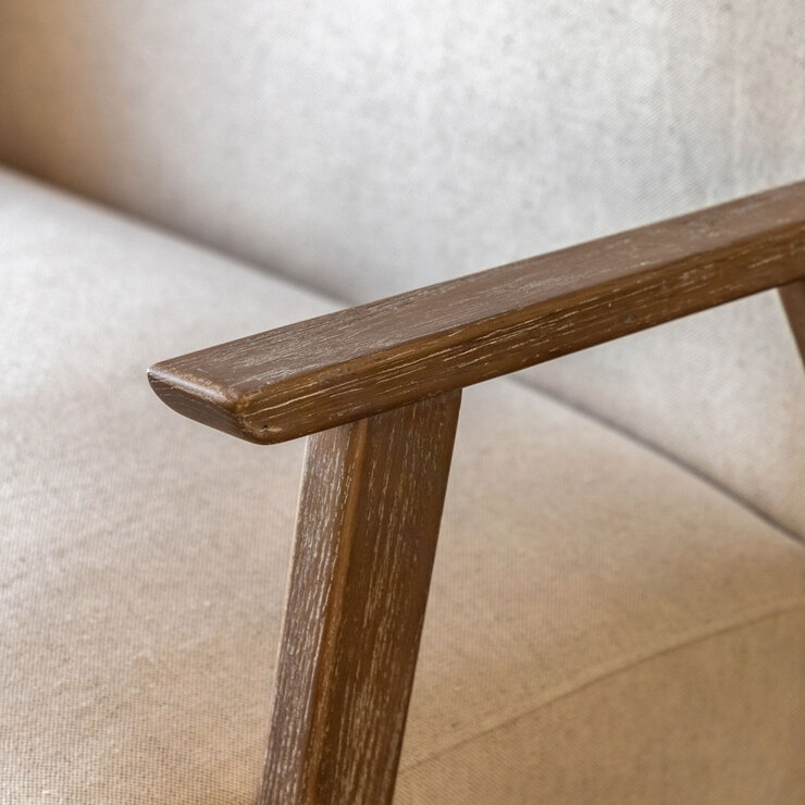 Gallery Neyland Natural Linen 2 Seater Sofa