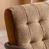 Gallery Humber Orange Faux Sheepskin Armchair Gallery Humber Orange Faux Sheepskin Armchair