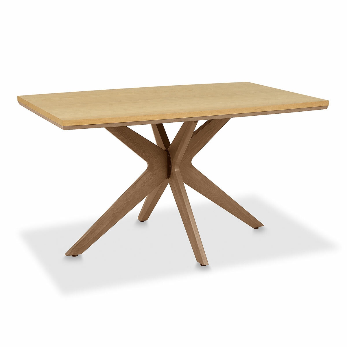 Bentley Designs Kristen Light Oak Dining Table, Seats 4