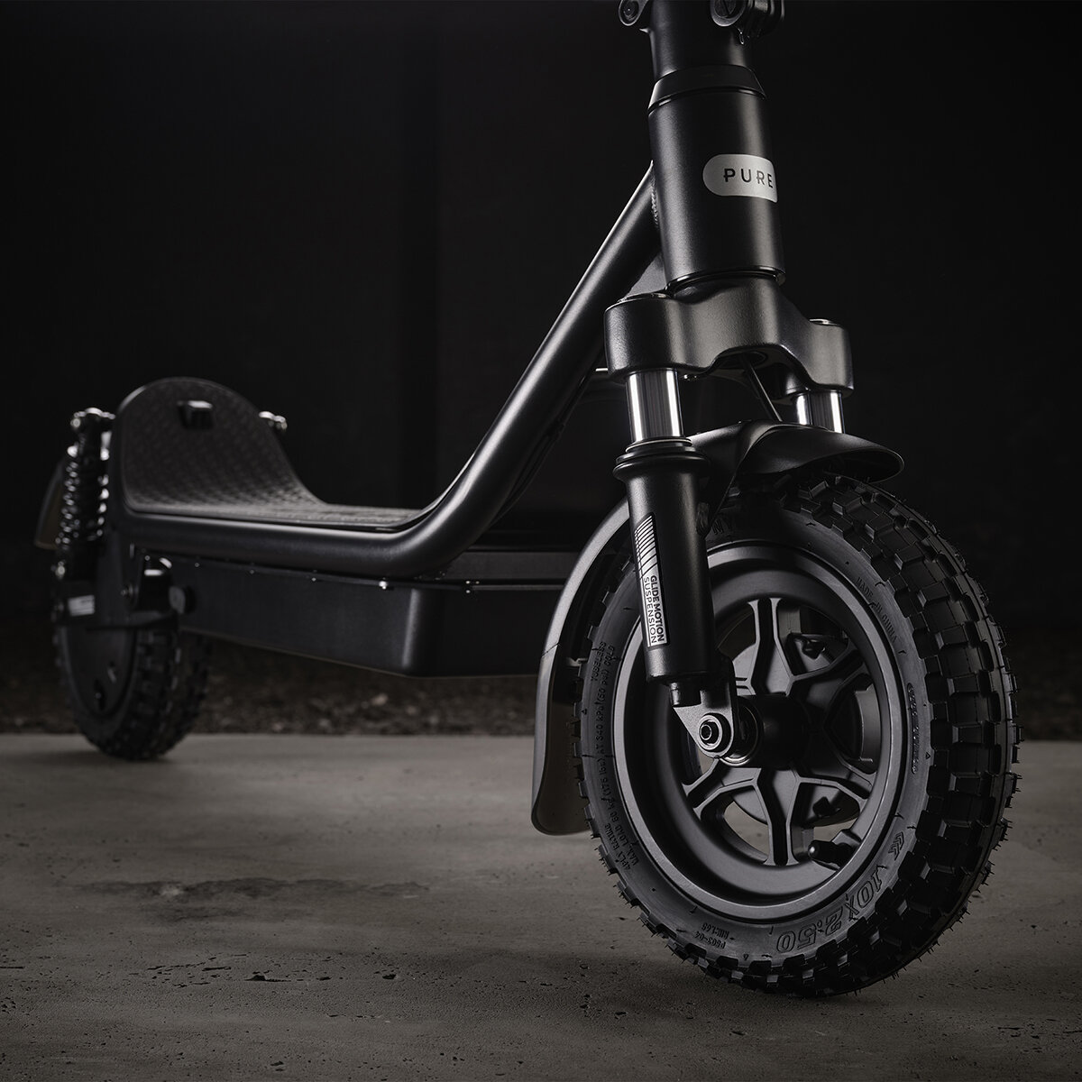 Pure Air5 Pro+ Suspension Folding Electric Scooter Black Pure Air5 Pro+ Suspension Folding Electric Scooter Black