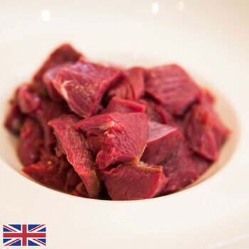 Holme Farmed Venison, Diced Venison Casserole Steak, 5 x 1kg