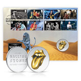Buy The Rolling Stones Bridges to Baby Medal Cover Stamp Image at Costco.co.uk